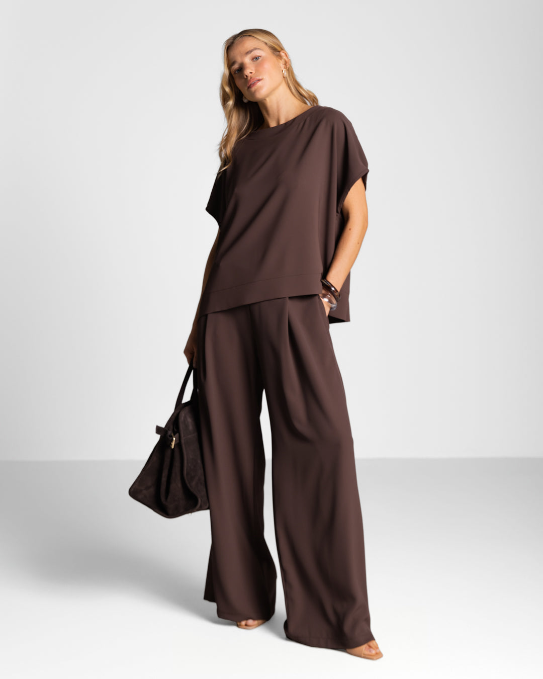 Gabriella Top | Espresso Brown