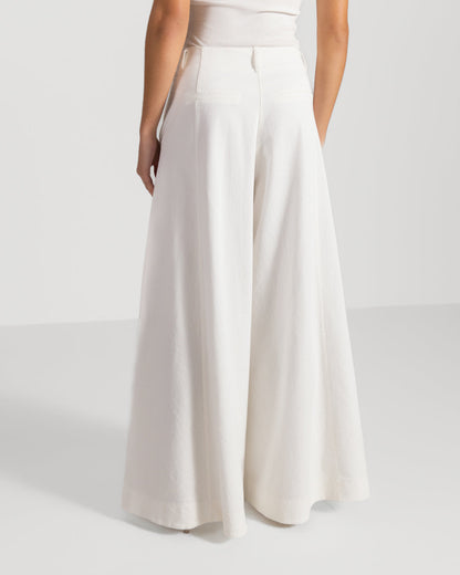 Dakota Palazzo Jeans | Ivory