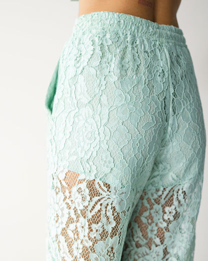 Roxie Lace Trousers | Mint