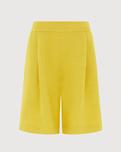 Penny Elastic Waist Shorts | Lime