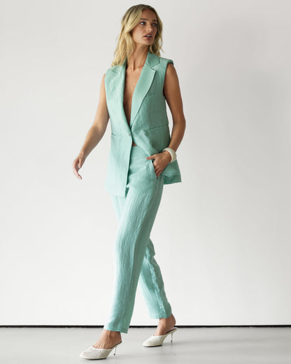 Maris Elastic Waist Trousers | Mint