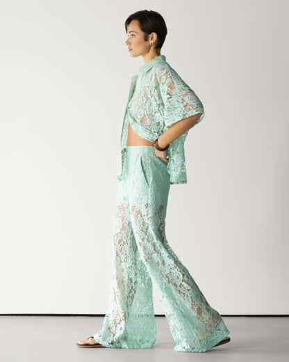 Roxie Lace Trousers | Mint