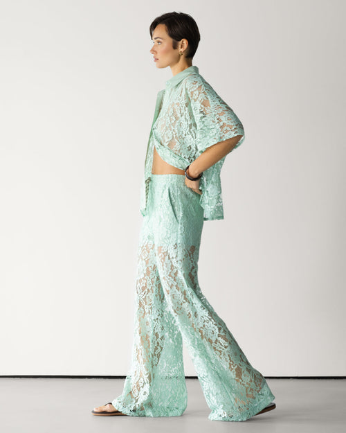 Roxie Lace Trousers | Mint