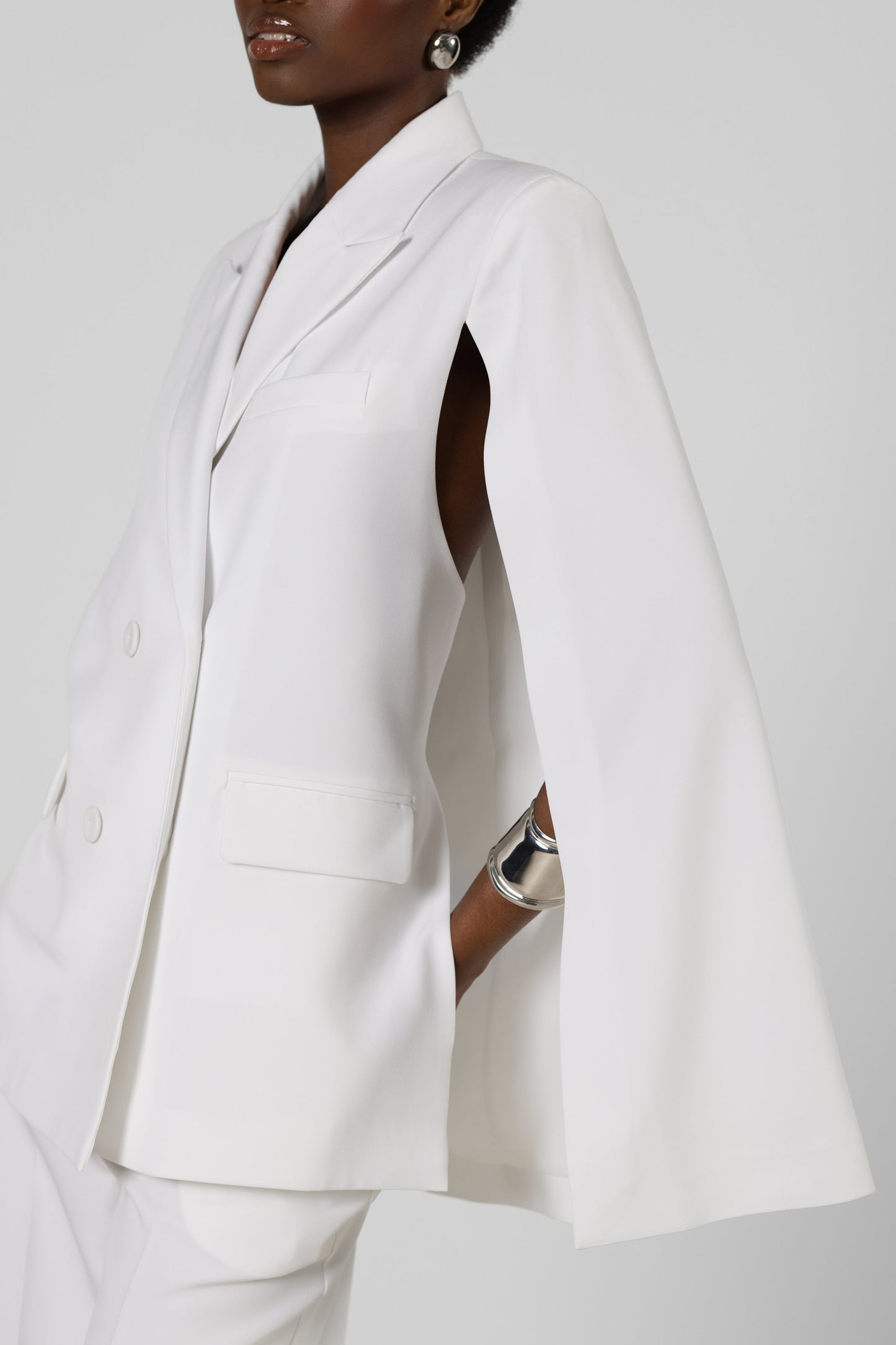 Spencer Tailored Blazer | White