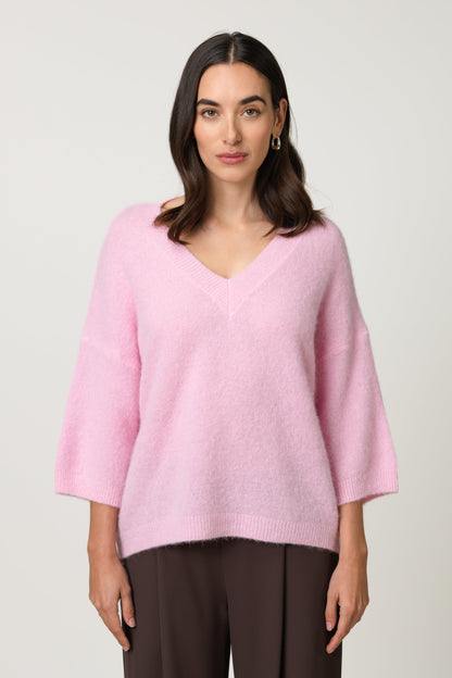Kelly Sweater | Light Pink | Alpaca-Wool Blend