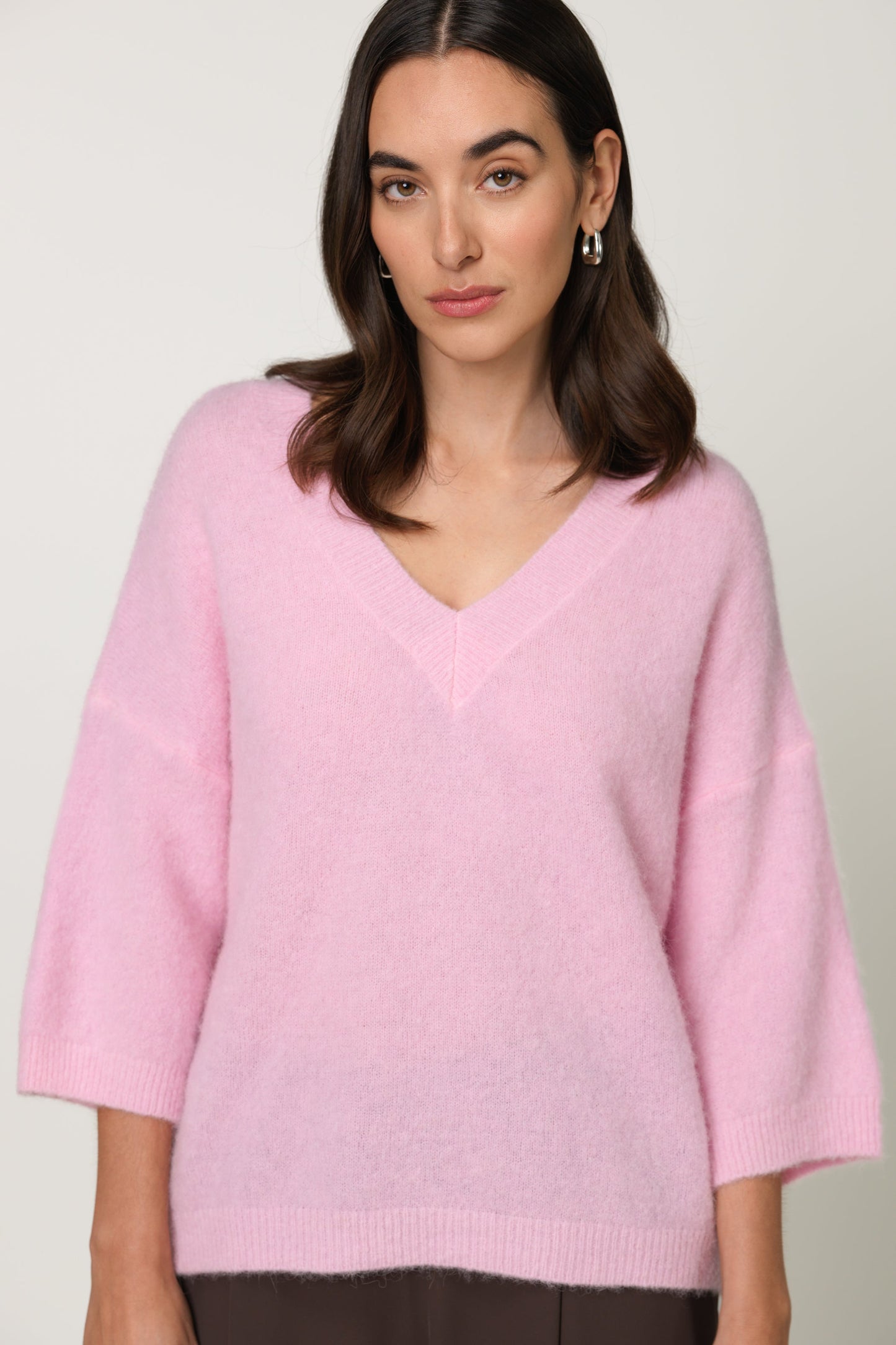 Kelly Sweater | Light Pink | Alpaca-Wool Blend
