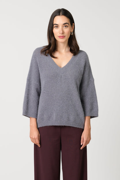 Kelly Sweater | Grey | Alpaca-Wool Blend