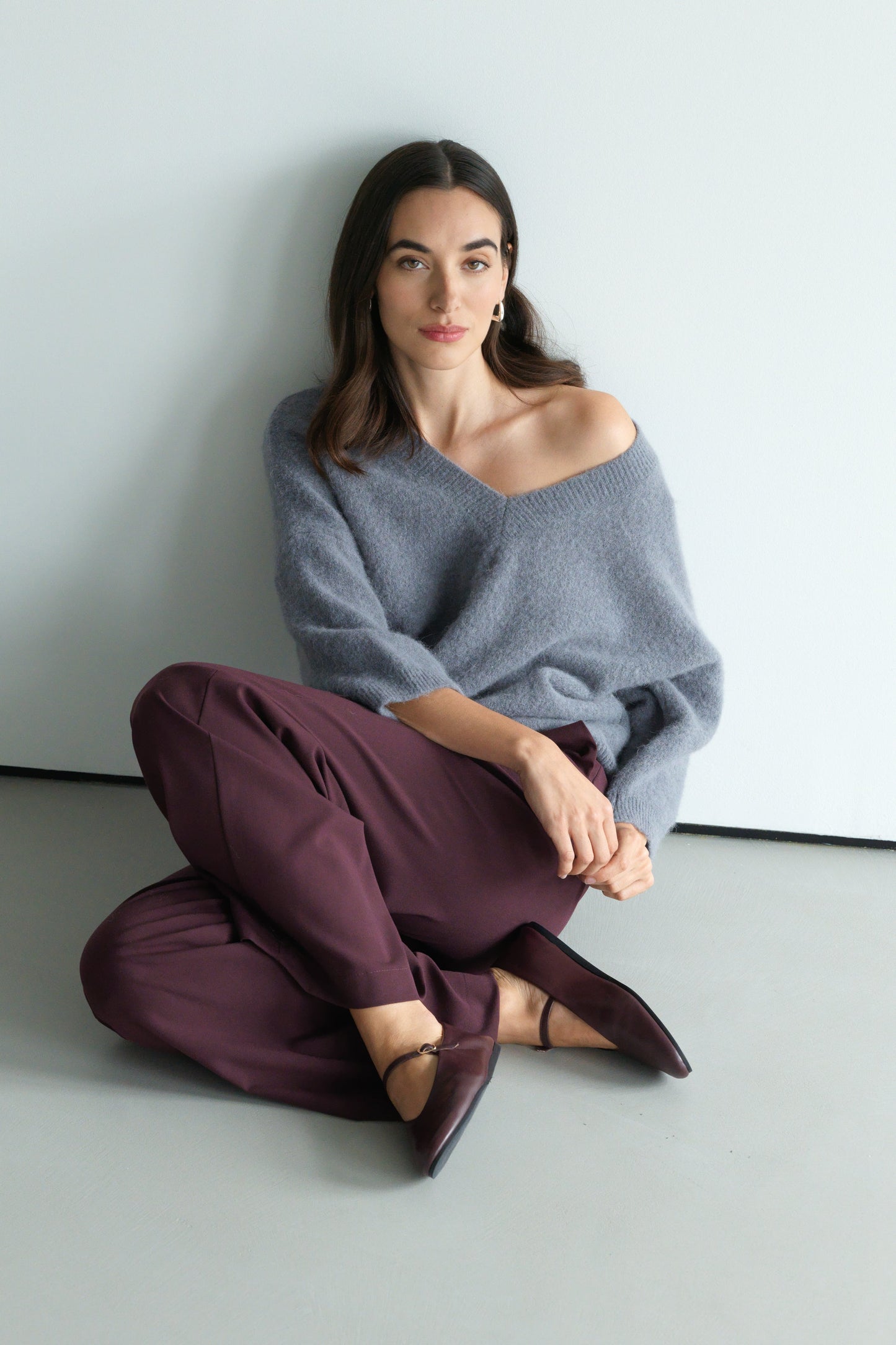 Kelly Sweater | Grey | Alpaca-Wool Blend
