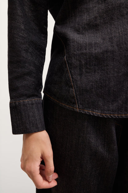 Aspen Button Up Shirt | Dark Denim