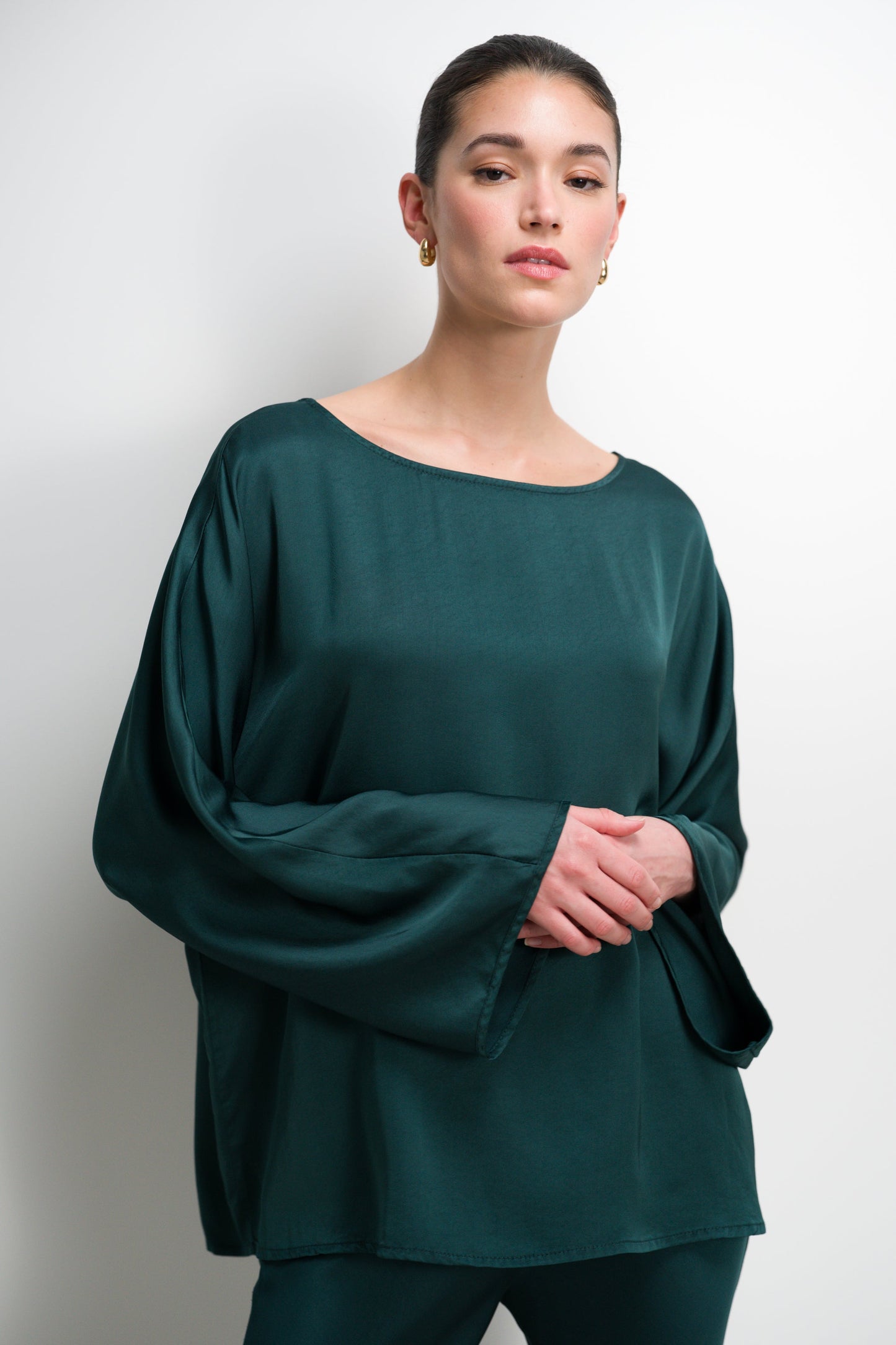 Arlet Wide Sleeve Boatneck | Teal