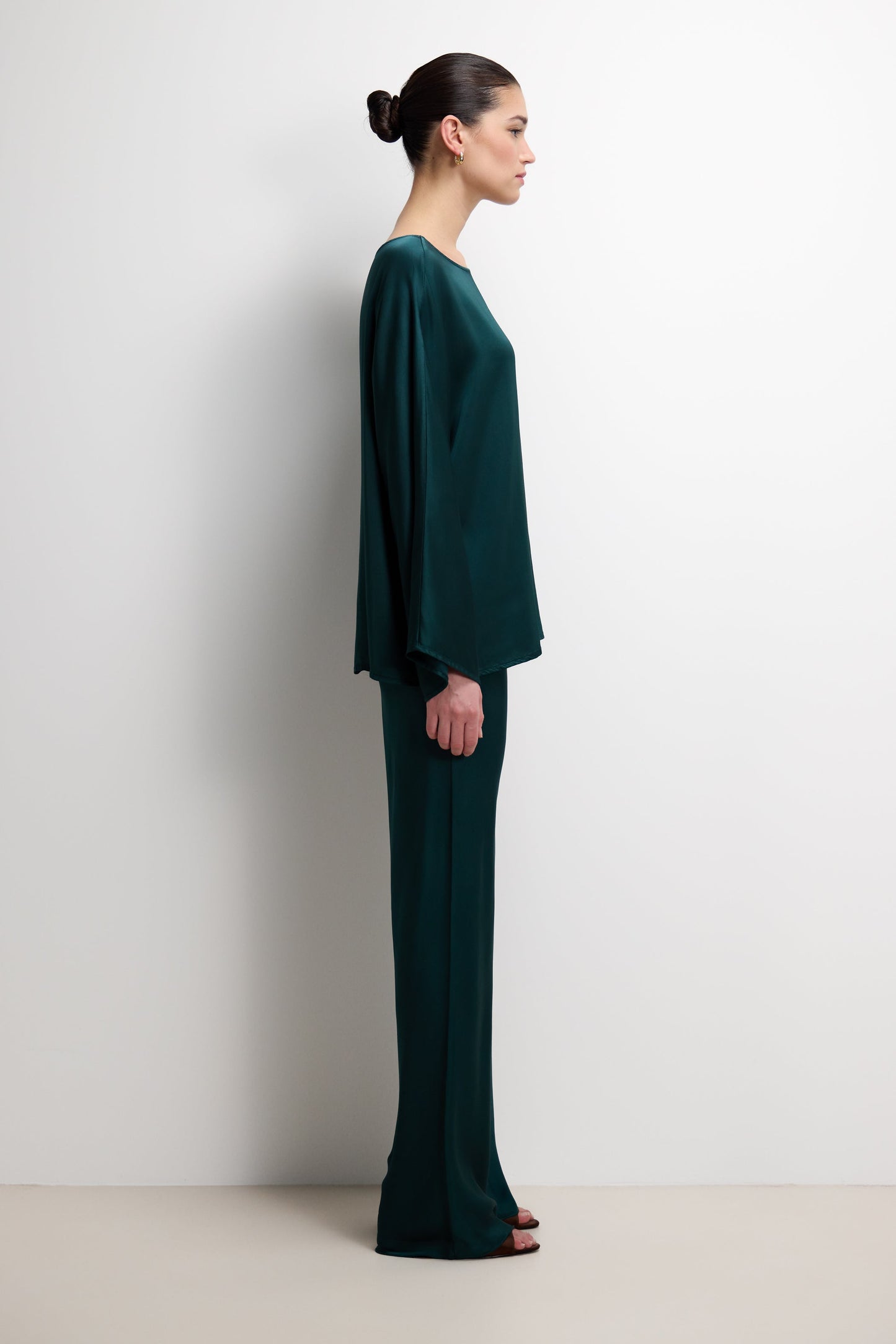 Arlet Wide Sleeve Boatneck | Teal