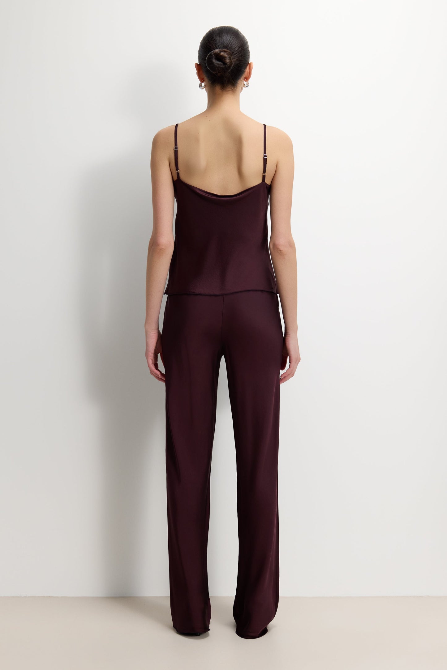 Odette Satin Vest | Amethyst Plum